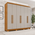 Guarda-roupa Casal 6 Portas 2 Gavetas França