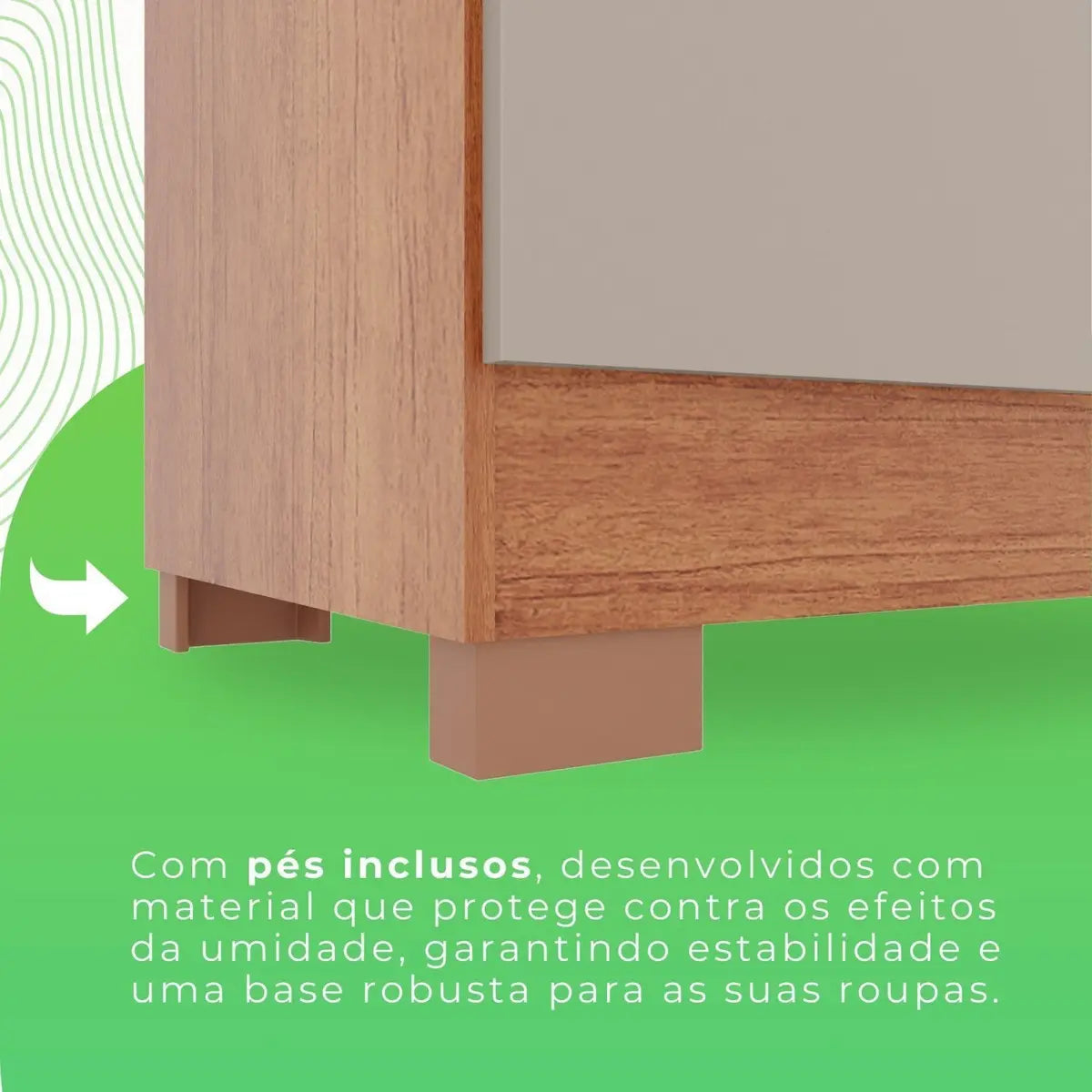 Guarda-roupa Casal 6 Portas 2 Gavetas França