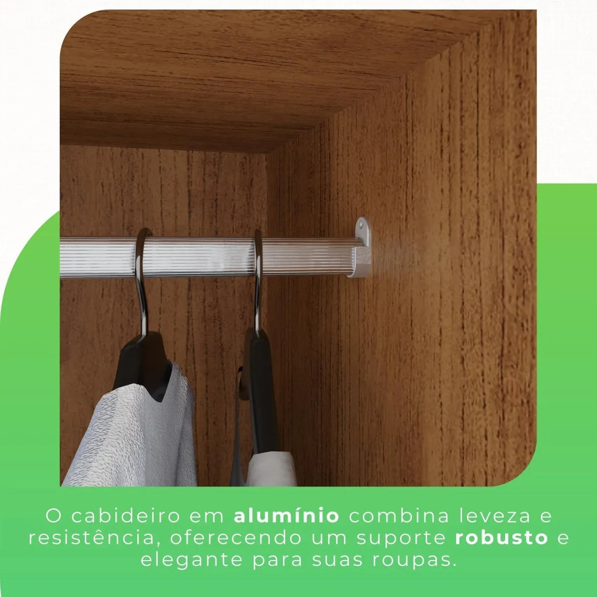 Guarda-roupa Casal 6 Portas 2 Gavetas França